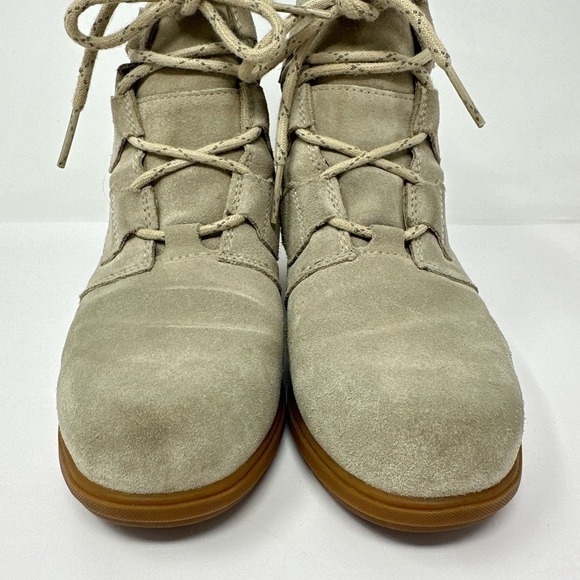 Sorel Evie Wedge Heel Ankle Booties Women's Size 9.5 Suede Waterproof - Picture 2 of 11